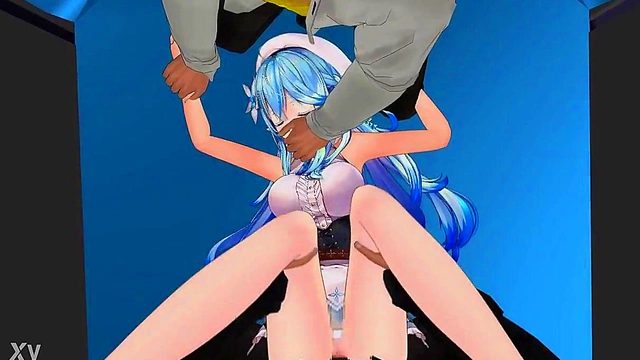 Yukihana Lamy Shows Off Her Moves In Steamy Hentai Anime Action