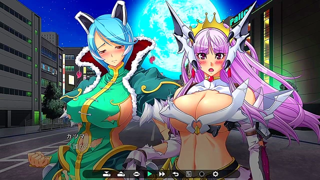 Horny Female Cadre Gets Wild Under Full Moon for Naughty Ass Fun