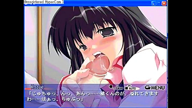 Cute Anime Girl Kozue Gets Fucked In Eroge Style Hentai Scene