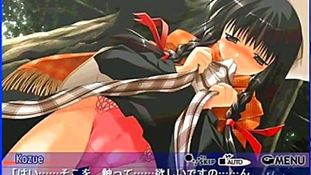 Cute Anime Girl Kozue Gets Fucked In Eroge Style Hentai Scene