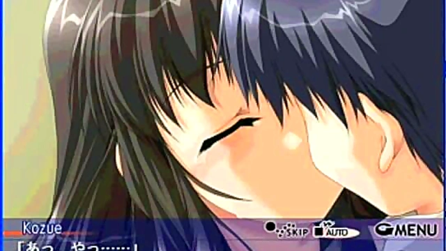 Cute Anime Girl Kozue Gets Fucked In Eroge Style Hentai Scene