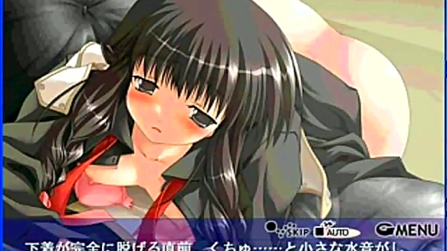 Cute Anime Girl Kozue Gets Fucked In Eroge Style Hentai Scene
