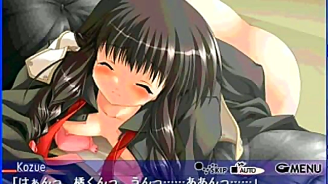 Cute Anime Girl Kozue Gets Fucked In Eroge Style Hentai Scene