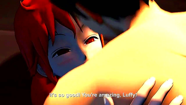 Luffy Pounds His Navigatrix Hard In Intense Hentai Action