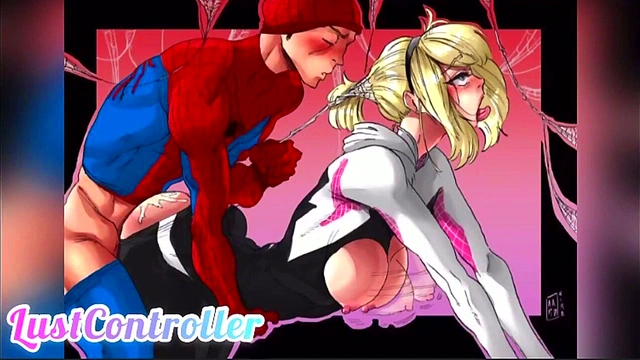 Spider-Gwen’s Lustful Slideshow Compilation – Anime Kisses & Hot Moments