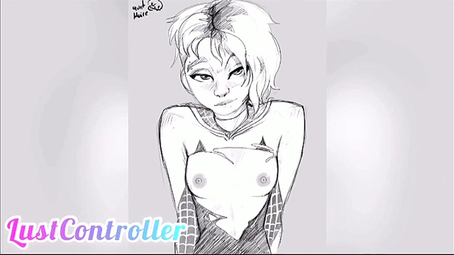 Spider-Gwen’s Lustful Slideshow Compilation – Anime Kisses & Hot Moments