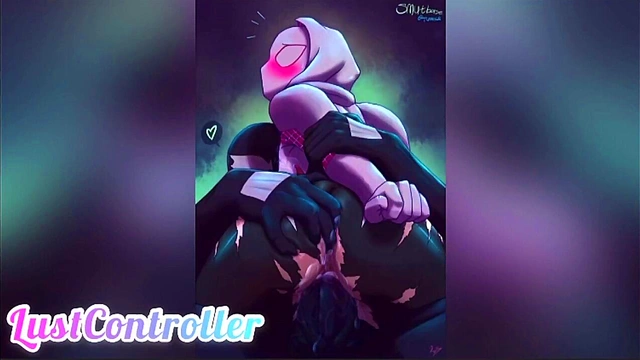 Spider-Gwen’s Lustful Slideshow Compilation – Anime Kisses & Hot Moments