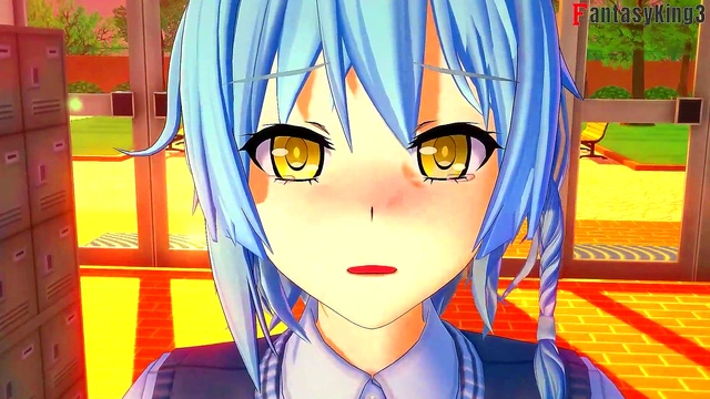 Busty Anime Girls Engage in Steamy 3D Netorare Adventure Shinmai Maou NTR