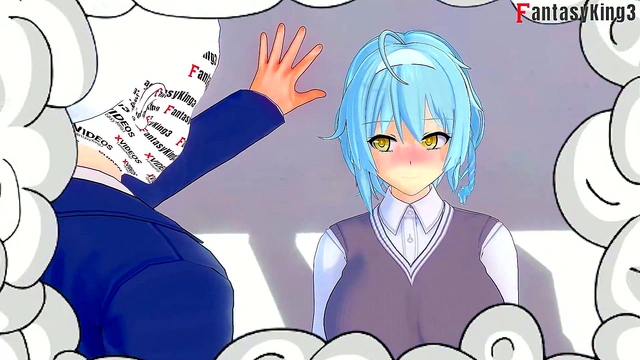 Busty Anime Girls Engage in Steamy 3D Netorare Adventure Shinmai Maou NTR