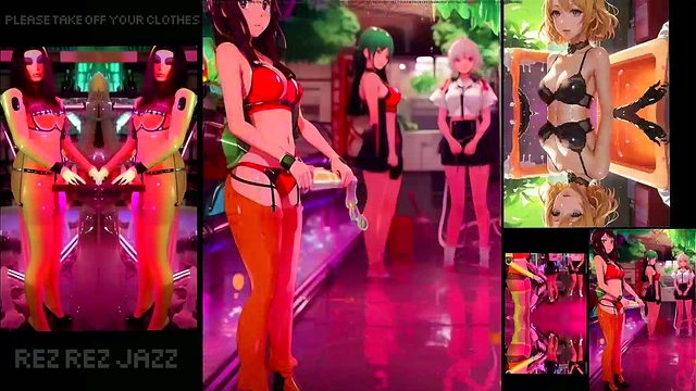 AI Smut – Anime Girl Seductively Strips Off Her Clothes For You