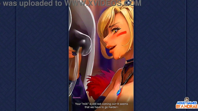 Busty 3D Anime Chick Dominates Genesis With Rim Job & Huge Cumshot