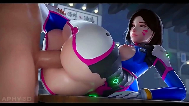 Overwatch Girls D.va, Mercy, Kiriko Take Turns for Hot 3D Hentai Sex Session