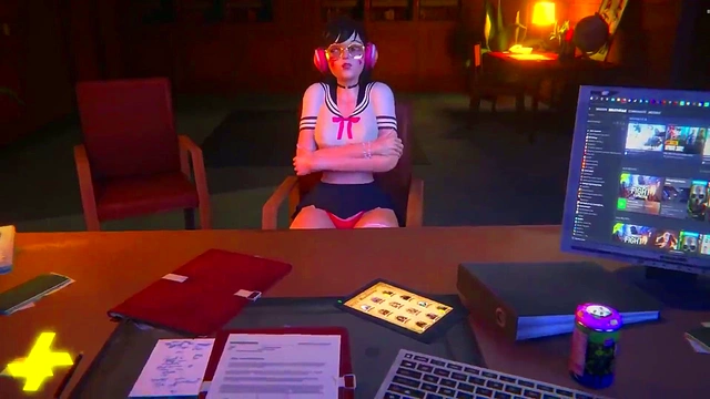 Overwatch Girls D.va, Mercy, Kiriko Take Turns for Hot 3D Hentai Sex Session