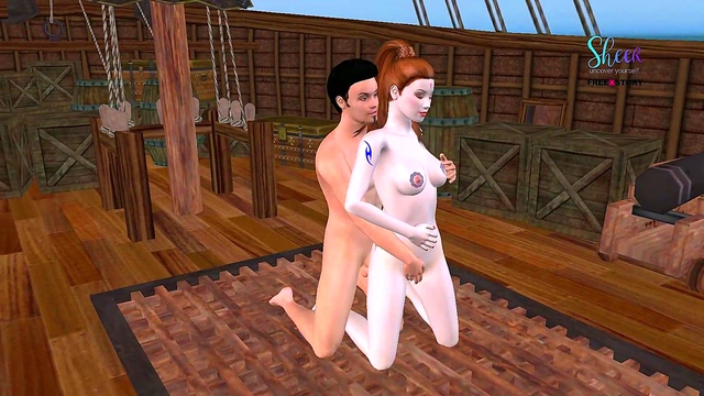 Beautiful Anime Couple Enjoy Intense 3D Cartoon Porn Session Together