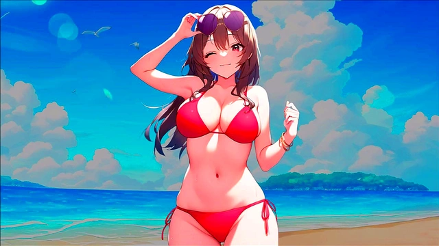 Three Anime Friends Guide You Through Hot JOI Masturbation Session