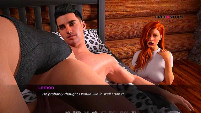 Jhon Fucks Lizzie's Pussy and Ass While Lemon Hides Under Bed in DuskLight Manor