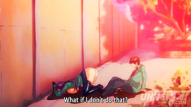 Public ANAL with Hot Anime Teen in Uniform - Hardcore Blowjob & Rough X-Ray Orgasm