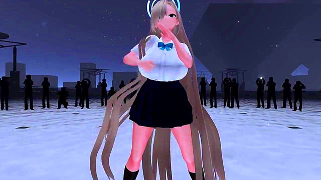 Sexy Anime Dance – Asuna Shows Off Her Moves in Hot Hentai Action