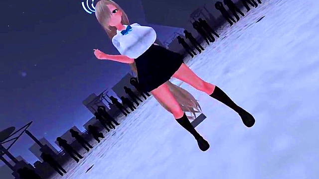 Sexy Anime Dance – Asuna Shows Off Her Moves in Hot Hentai Action