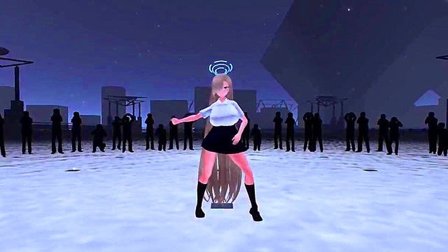 Sexy Anime Dance – Asuna Shows Off Her Moves in Hot Hentai Action