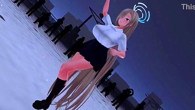 Sexy Anime Dance – Asuna Shows Off Her Moves in Hot Hentai Action