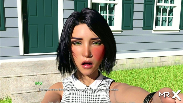 Shower Masturbation Fantasy With 3D Hentai Game Character