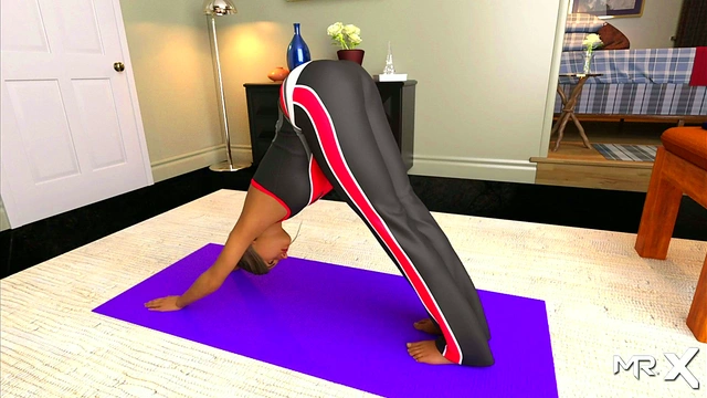 Shower Masturbation Fantasy With 3D Hentai Game Character