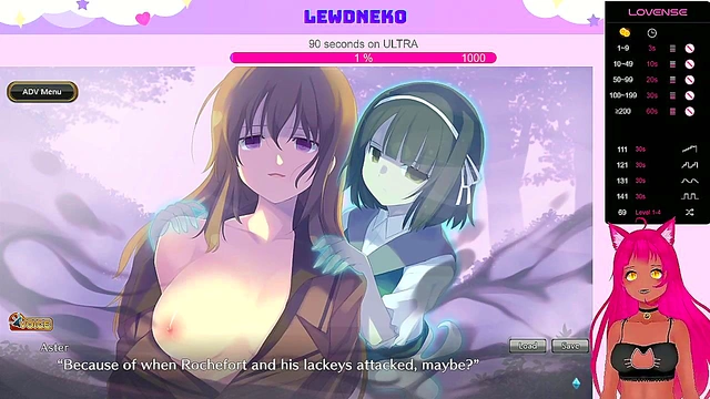 Cute VTuber LewdNeko Masturbates With Vibrator for Multiple Orgasms & Creampie