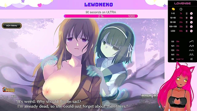 Cute VTuber LewdNeko Masturbates With Vibrator for Multiple Orgasms & Creampie