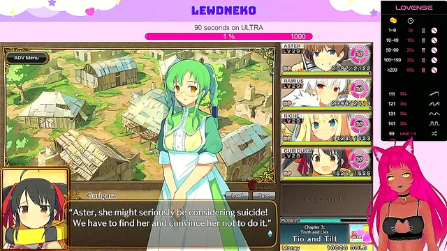 Cute VTuber LewdNeko Masturbates With Vibrator for Multiple Orgasms & Creampie