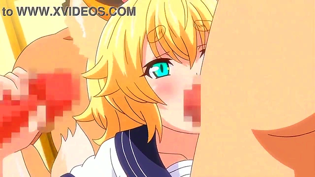 Kitsune Loli Masturbates Seductively Before Hot Hentai Sex Scene