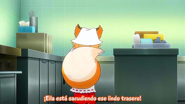 Kitsune Loli Masturbates Seductively Before Hot Hentai Sex Scene