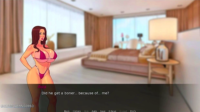 Mature MILF Ava Seduces In Sexy Lingerie For Intense 3D Anime Action