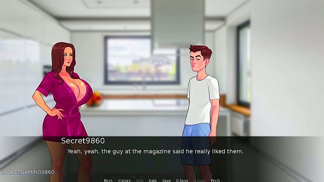 Mature MILF Ava Seduces In Sexy Lingerie For Intense 3D Anime Action