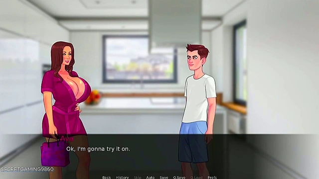 Mature MILF Ava Seduces In Sexy Lingerie For Intense 3D Anime Action