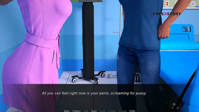 John Plays Sugar Daddy With Sexy Nurse Cora for Hot 3D Anime Action