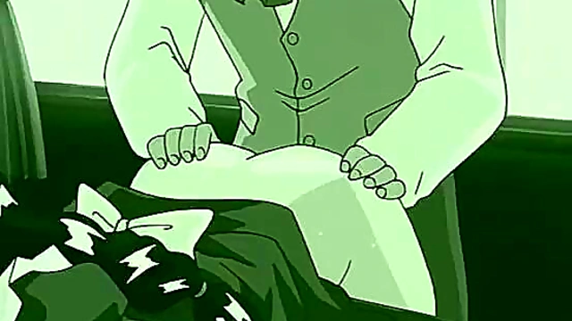 Blonde Teen Anime Babe Seduces in Bed for Hot Hentai Action