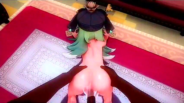 Huo Huo Anime Chick Gets naughty in Honkai Star Rail Adventure