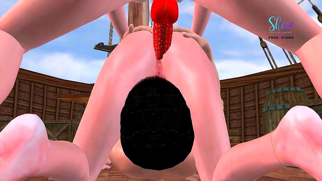 Threesome Fun – Two Cute Girls Enjoy Hot Anal Sex With A Lucky Guy