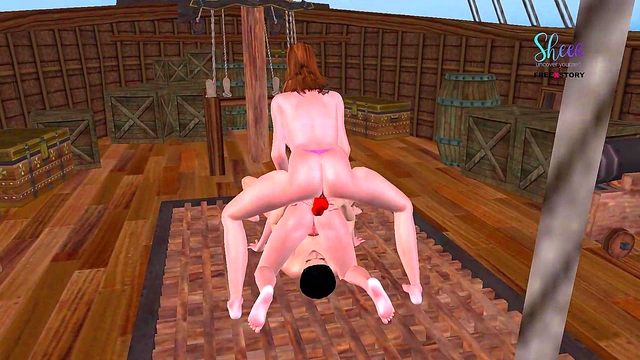 Threesome Fun – Two Cute Girls Enjoy Hot Anal Sex With A Lucky Guy