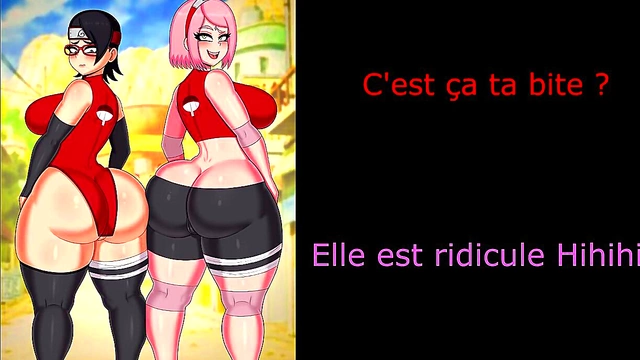 Sakura & Sarada Futanari JOI – Piss Play, Ass Tease, & Face Sitting Heaven