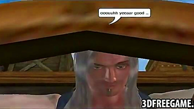 Hot 3D Pirate Prisoner Gives Deep Throat Blowjob On Ship Deck