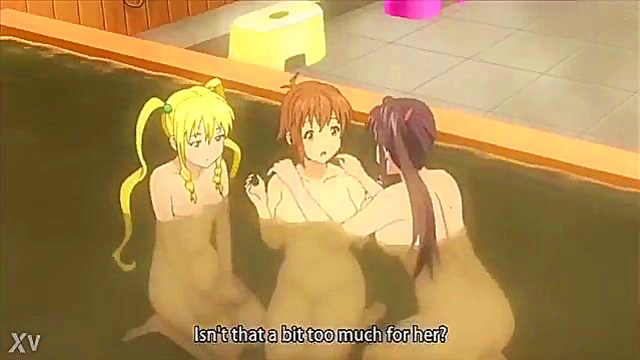 Hentai Shower Fantasy – Anime Couple Gets Steamy Under The Water Jets