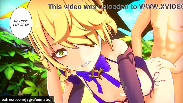 Genshin Impact Anime Girl Enjoying 3D Hentai Creampie Action