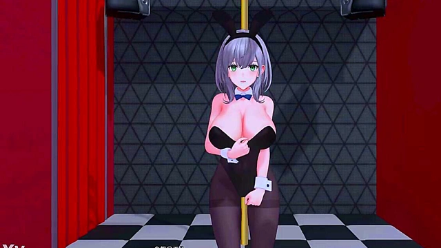 Noel Shirogane Vtuber Anime Sex Scene With Hot Hentai Action