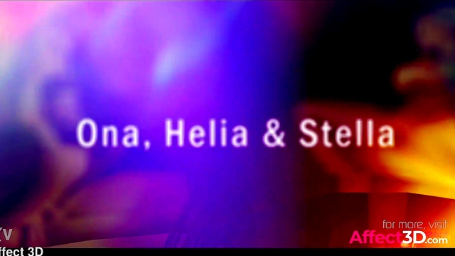 Threesome Futanari Lingerie Lesbian Action With Ona, Helia & Stella