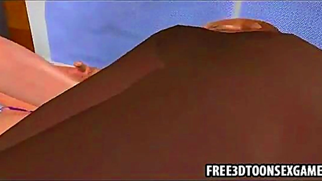 Blonde 3D Cartoon Babe Gets Nailed Hard In Sexy Close-Up Session