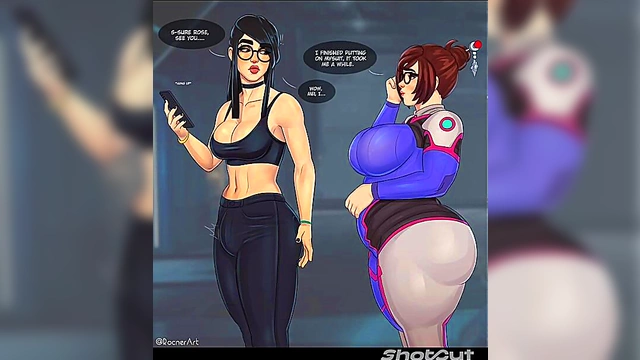 Horny MILF With Big Tits And Ass Rides Dick In Anime Porn Cartoon