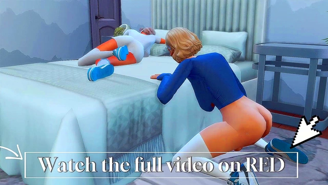 Lustful Futanari Stepmom Seduces Straight Daughter in Sims Me Hentai Anime