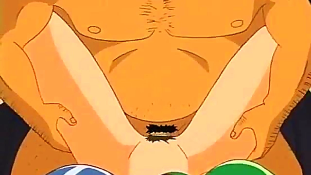 Hentai Lesbian Threesome Turns Straight With Sexy Anime Action